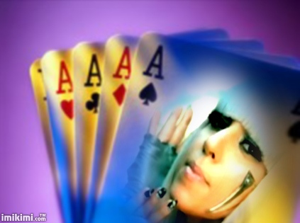 Poker Gaga - Here's an interesting card deck, featuring Lady Gaga :)
