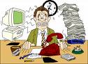 stressful work - guys see this man being so stress with his workloads in the office...