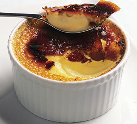 creme brulee - creme brulee is a very delicious dessert and is one kind of egg custard.