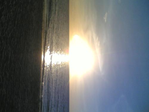 life at the beach - sunset