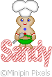 gingerbread person - a gingerbread person I made using paint shop pro