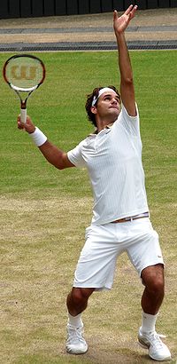 Roger Federer - This is Roger Federer who is a Tennis player.