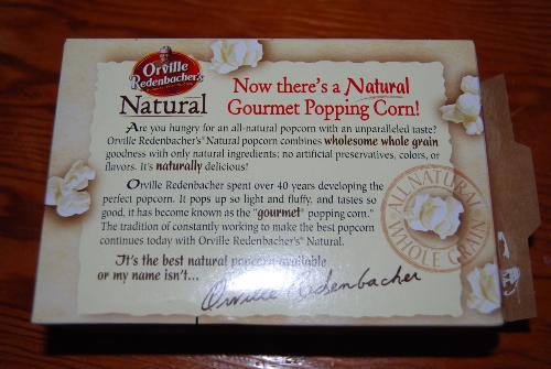 Popcorn - Orville Reddenbacher salt and pepper flavor