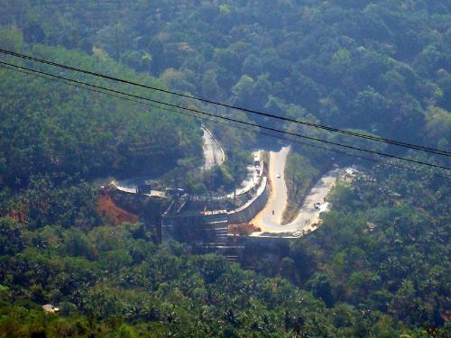 hilly road - Road going thorough hills...
