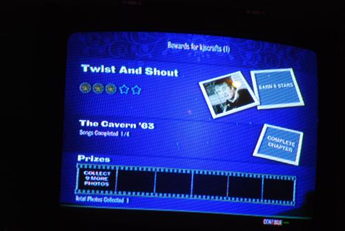 Beatles Rock Band - twist and shout The Beatles version of Rock Band on the Wii