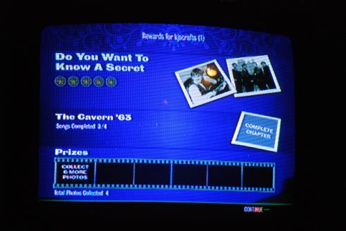 Beatles Rock Band - do you want to know a secret song on The Beatles version of Rock Band on the Wii