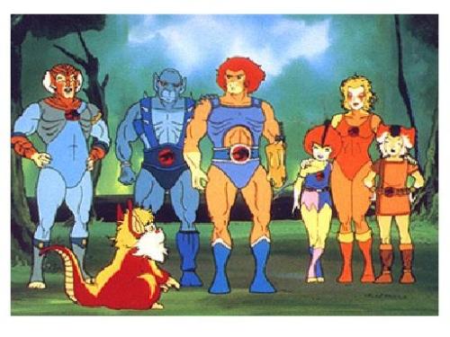 Cartoons - Thundercats - ThunderCats is an animated television series that was produced by Rankin/Bass Productions (the same that created the Silverhawks, Tigersharks and The Comic Strip) debuting in 1985, based on the characters created by Tobin 'Ted' Wolf. The animation was provided by Pacific Animation Corporation, the working name for a collective of Japanese studios prominently including Topcraft, a group who would later go on to form Studio Ghibli