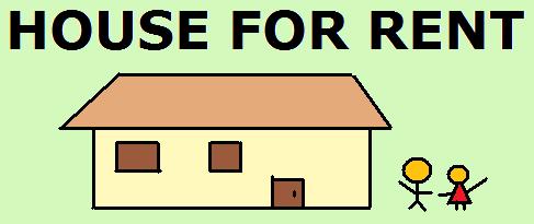 House For Rent - A sample picture for a House for Rent.