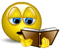 smilie 7 - book worm.......
