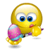 smiley with a egg... lol - smiley with egg