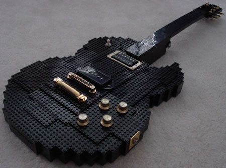 Lego Guitar - Guitar made out of Lego bricks.