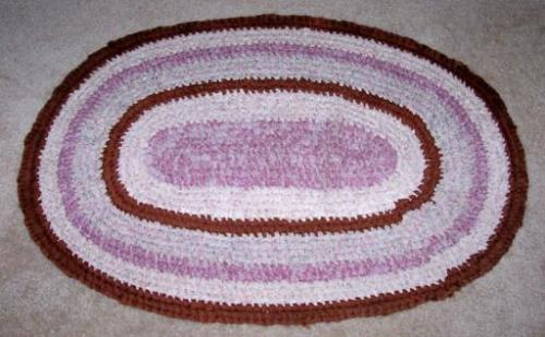 Toothbrush Rug - First toothbrush rug I made around 1994. I will post a pic of the one I'm working on now soon!