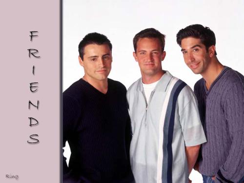 friends - i think friends are very important in life. this is a photograph of three friends in the movie friends. 