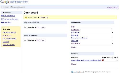 web master no index - blog result