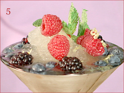 champagne granita - this is very yummy. highly sweety. its ingredients are champagne,sugar and lemon. this combination gives different taste. mostly chidrens like this very much.one day my close prepared this in her home. i became addict to it. hope u all like it!