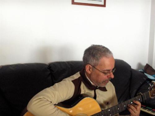 Playing the blues - Took my guitar and played some blues
