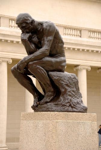 The Thinker - Image of Rodin's The Thinker