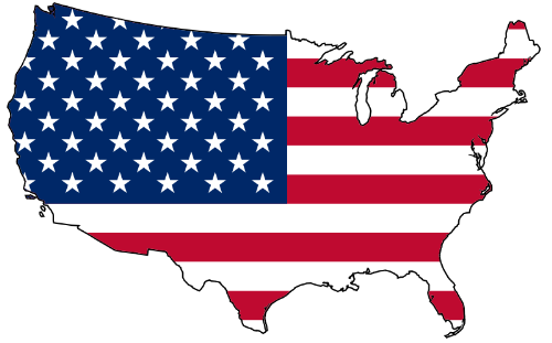 USA Flag Map - USA Flag Map svg