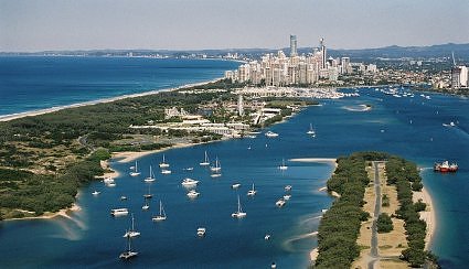 The Spit, Gold Coast, Australia - Sea World on The Spit and The Broadwater, Gold Coast, Australia