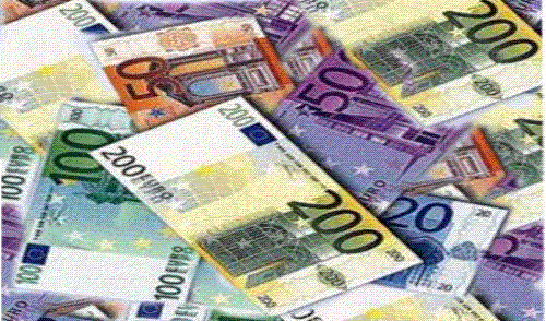 euros - a lot of euros