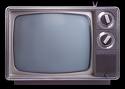 old style tv with dials - old analog tv with dials