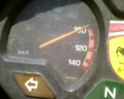 100 KM In 100CC Yamaha - I am not a proffessional in Bike Riding...But this is what I can do... Yamaha Crus R 100 CC Bike hitting 100Km .. Captured by myself in when i was riding in chennai...