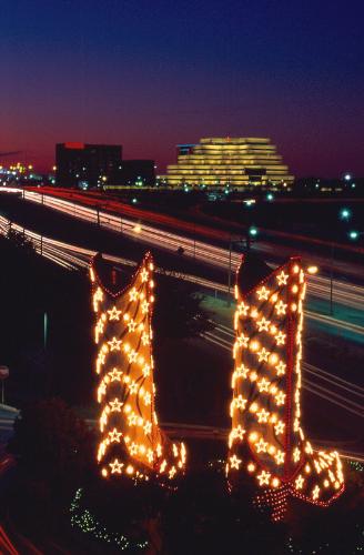 Big Boots Bright Lights - This is located in San Antonio Texas at a Regional Mall near the Airport