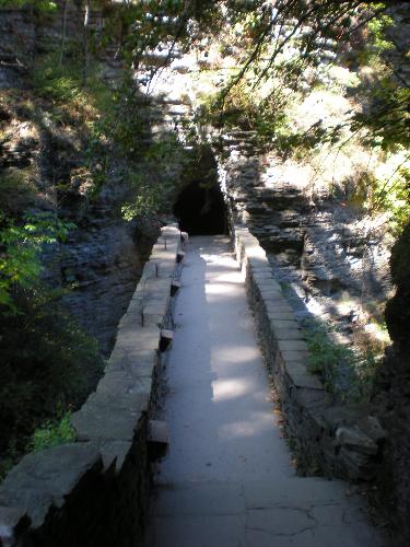 over the bridge - over the bridge and through the gorge!