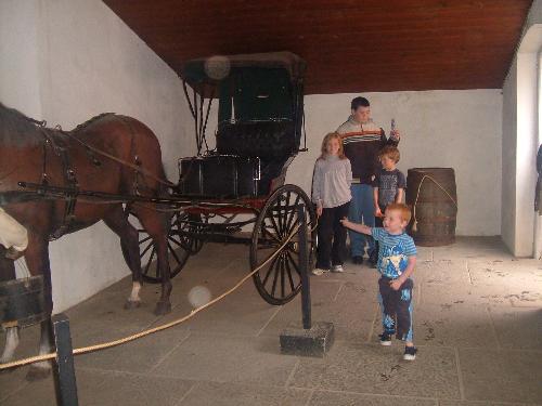 Orbs - My three youngest children and their cousin with 2 orbs by them.