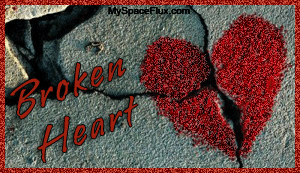 heart broken - broken heart