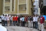 My class guys... - Its almost all my class guys standing in front of the apartments where we stayed.