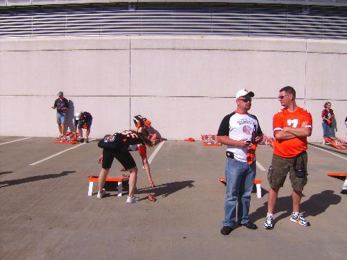 Life - Outside the BEngals stadium