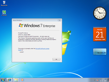 Windows 7  - Windows 7 build 7600