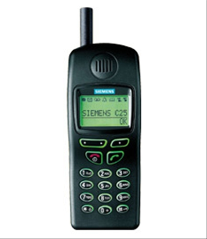 Siemens C25 - Siemens C25 cell phone, quite popular in the end of the 90's