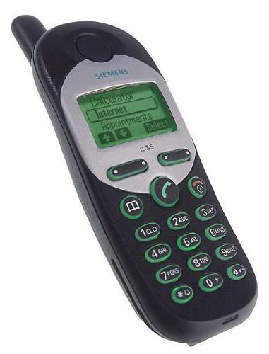 Siemens C35 - Siemens C35 cell phone, quite popular in the year 2000.