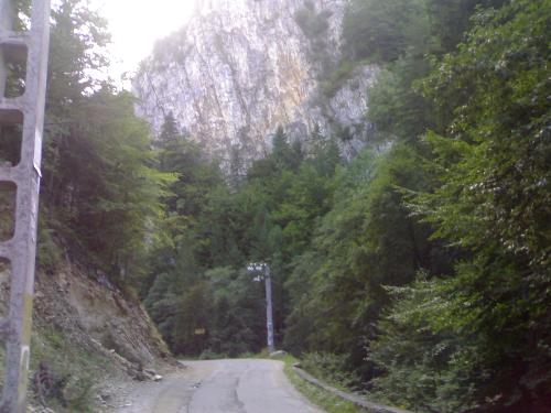 road and mountain - The same mountain with a little from the road and a little of the woods