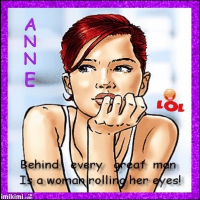 rolling eyes - I use this cute and sexy jpeg file as my avatar because it somewhat speaks about women's hidden power ;)