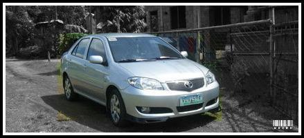 my vios - This is the car that my mom gave me. It's a Toyota Vios model 2007.