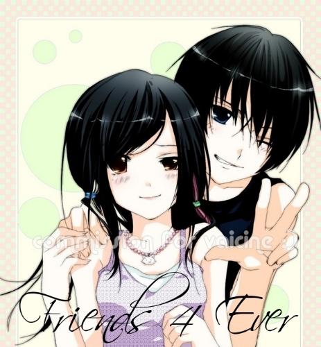 cute korean love pic - Just love Korean cartoon pics and I just got this one researching in the net and its really cute. Its like bestfriends who turned into lovers. Just love this pic