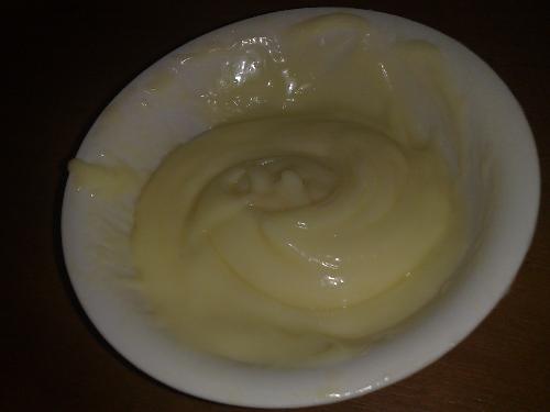 eating food - mayonnaise