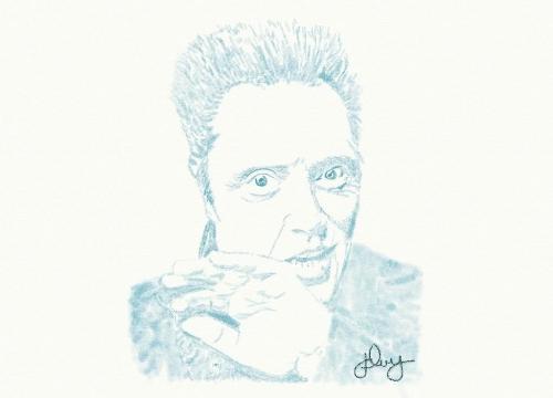 Christopher Walken Pop Art Portrait by Jennifer Iv - This is a Pop Art Portrait of Christopher Walken done by Jennifer Ivy (ivyoon on myLot) using Art Rage 2.0 and a WP4030 Pen Tablet.