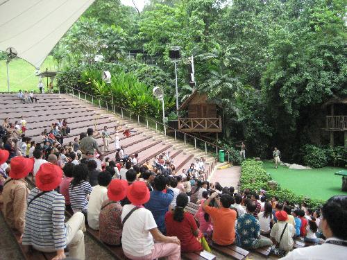 Good times at Jurong Bird Park, Singapore - One of our first dates at the Jurong Bird Park in Singapore. They had a bird show on that day so it was lovely.