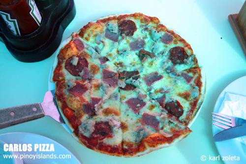 carlos pizza - they are famous for their thin crust pizza yummy   more pics at http://www.pinoyislands.com/carlos-pizza/