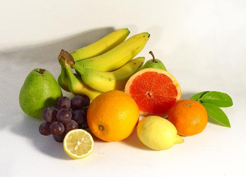 health - a bunch of various types of nutritious fruits.