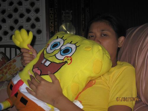 sponge bob - daughter with sponge bob
