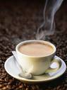 Coffee - A delicious looking cup of coffee.