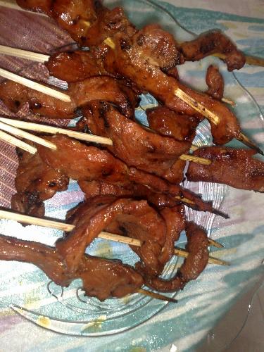 eating food - barbeque