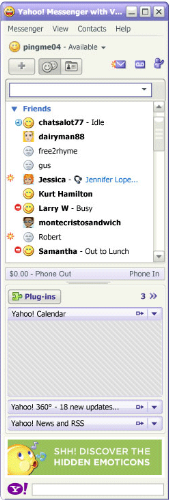 ym - yahoo messenger