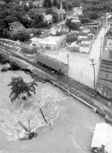 Hurricane Agnes in Baltimore - This was back in 1972, I believe. I think it was the worst hurricane to hit Baltimore, at least in my lifetime.