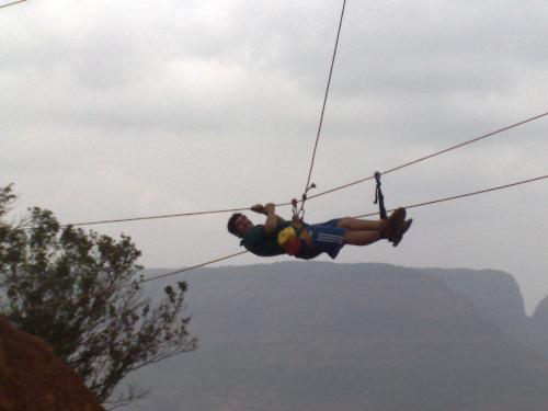 navin - This is me in matheran....enjoying...have u ever done this in life...